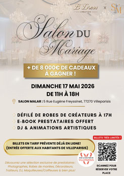 Salon du Mariage de Villeparisis - 17 Mai 2026