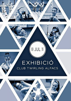 Exhibició de Twirling (La Ràpita, 31/07/2015)