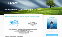 site de laurence Martin, psychologue du travail, réalisé en formation avec e-cime.fr