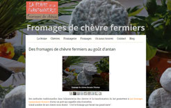 Le site internet de la ferme de la Pérotonnerie à ROM dans les Deux Sèvres, réalisé avec e-cime.fr
