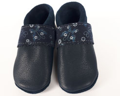 Lederschuhe Kokido Schlicht, Designleder Lasche