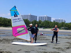 speedwall 神奈川　横浜　海の公園　ウインドサーフィン　SUP　スクール　体験　スピードウォール