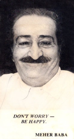 Meher Baba in Poona May 1957 ; Photo taken by Bhikubhai, Meelan Studio, Poona.