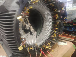 絶縁物挿入・コイル入れ・結線