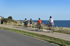 Saint Brévin les Pins et la fin ou le début de la Loire à Vélo, passage de la Vélodyssée
