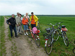 Zwischenstopp an der Parthe-Mulde-Wasserscheide. Foto: NABU Plaußig-Portitz