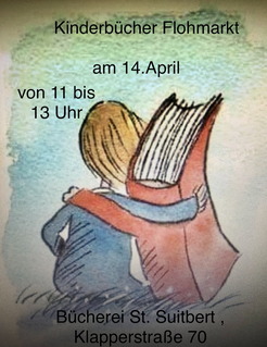 Plakat: Bücherei St. Suitbert