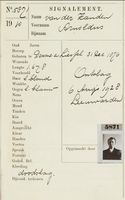 Signalementenregister 1880-1917    