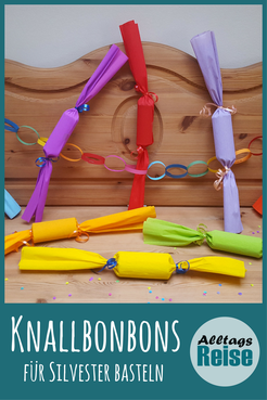 Knallbonbons für Silvester selber basteln