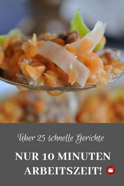 Schnelle Gerichte - 10 Minuten #schnellkochen #10minutenrezepte