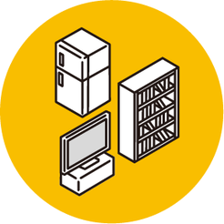 家電・家具の移動イラスト_便利屋ワン