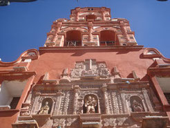 Potosí-Sucre-la-Paz-Bolivia-Catholic-Spanish-red-building