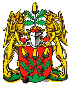 Wappen der Buchdruckerfamilie Gassmann, Sammlung Zentralbibliothek Solothurn, Sign. a 440.