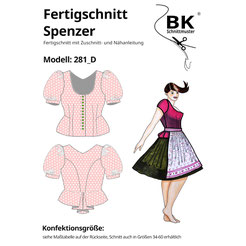 Trachtenschnittmuster zum Dirndl nähen