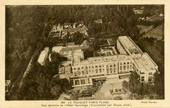Vue aérienne de l'Hermitage - Le Touquet-Paris-Plage, années 1930