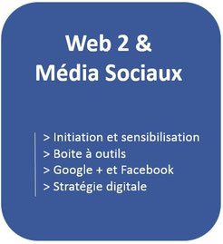 formation en stratégie digitale, média sociaux avec Facebook, Google plus, Pinterest, Instagram, flipboard, scoopit, youtube,....