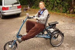 Scootertrike ist für lange Ausflüge ideal