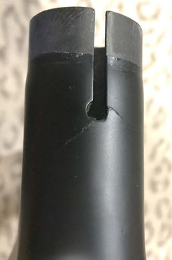 seat post clamping fracture wear carbon damage