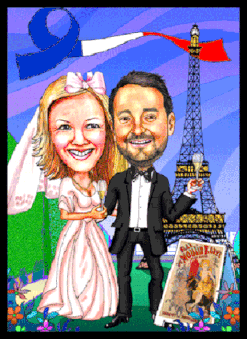 Hochzeit in Paris.