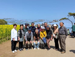 むろね山野草の会　毎年恒例の移動研修の集合写真