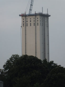 09.08.2013: nur noch ein Turm