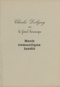 Dassonville Brûlot Charles  Deligny Le fatal horoscope Gustave Arthur