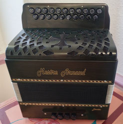accordeon diatonique d'occasion 2rangs 8basses meistre arnaud
