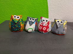 Eulen nähen am Kindergeburtstag - Eulenfreunde, Kuscheltiere