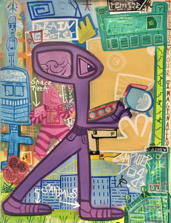 Remember Aliens 60 x 80 Acryl   
