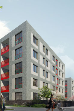 Wohnbebauung Baufeld 6 Heiligkreuz-Viertel Mainz 