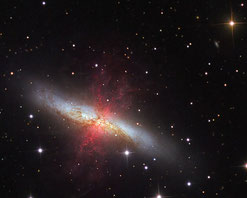 Messier im Fernglas Messier 81 - 110