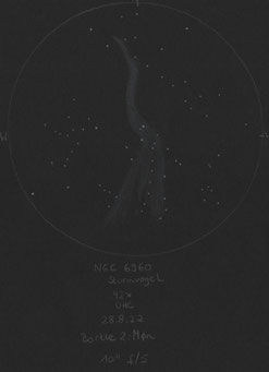 NGC 6960 mit 10'' unter Bortle-2-Himmel