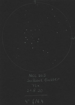 NGC 225, Cassiopeia