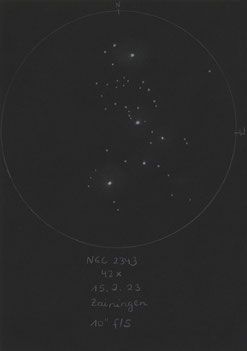 NGC 2343, Monoceros