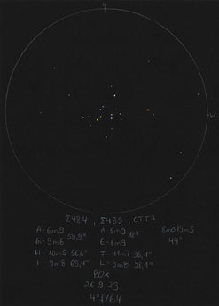 STF 484, STF 485, CTT 7 - zentral eigentlich der OS NGC 1502 :)