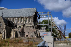 Neuseeland - Motorrad - Weltreise - Christchurch - verheerende Schäden nach Erdbeben 2011
