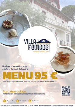 Menu du 31 décembre