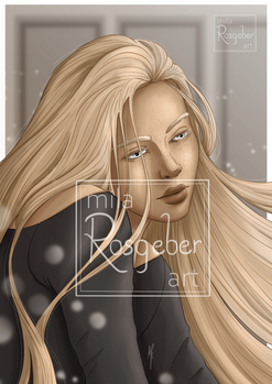 Premade Charakterillustration Auftragsarbeit Illustration Charakterkarte Portrait