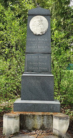 Grab von Anton Kratky-Baschik am Zentralfriedhof in Wien