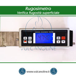 Rugosimetro utilizzato per la verifica della rugosità superficiale del pezzo a seguito di sabbiatura