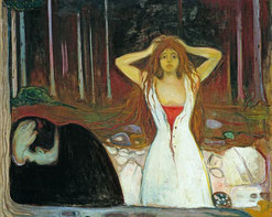 Edward Munch, Asche 1894