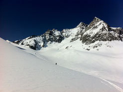 Descente des Pyramides Calcaires