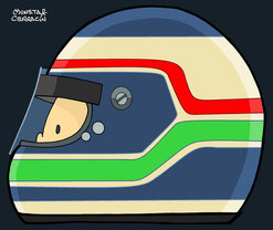 Helmet of Gianmaria Bruni by Muneta & Cerracín