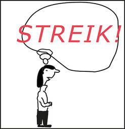Streik der FreizeitpädagogInnen am 14.2.2019 Bild:spagra
