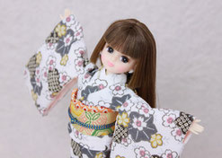 リカちゃん着物、リカちゃんOF、Licca kimono、Kimono doll