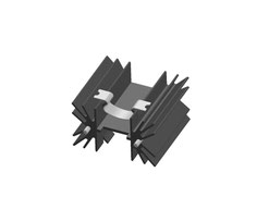  JBHAE8122  基板取付用ピン付きヒートシンク  トランジスタクリップマウント