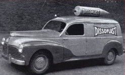 Peugeot 203 break DISSOPLAST   Caravane Tour de France 1954