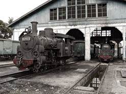 Remise der Ambarawa-Bahn, Copyright 2011 by Klaus Schoerner