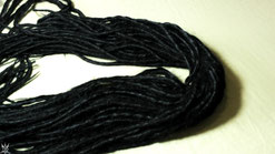 Ciwana Black - Cyber falls / hairpiece crafting  material - synthetic dreads