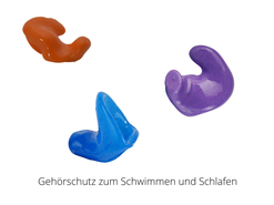 Gehörschutz zum Schwimmen und Schlafen